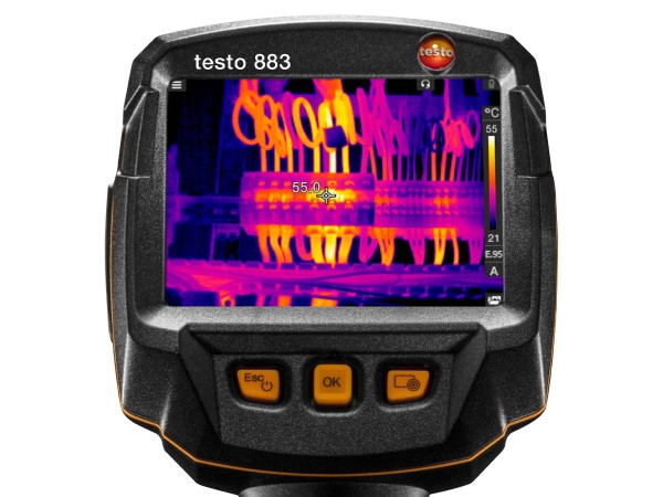 TESTO TESTO 883 Wärmebildkamera -30 bis 650 °C 27 Hz WiFi