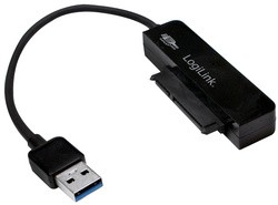 LogiLink USB 3.0 - 2,5" SATA Adapterkabel, schwarz