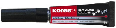 Kores Sekundenkleber "POWERGLUE GEL", 3 g, Tube