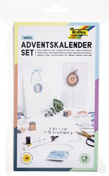 folia Adventskalender "Papiertüten blanko", weiß