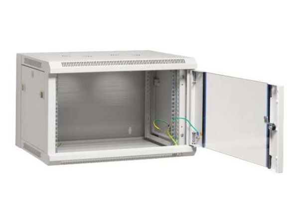 EFB ELEKTRONIK 19" Wandgehäuse Flat Pack 9HE, Tiefe 600 mm, RAL7035 691709FGR.2