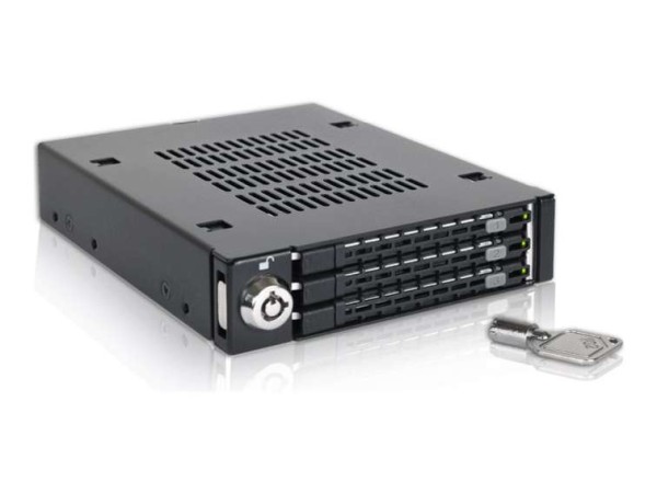 ICY DOCK We-Ra. IcyDock 3x6,3cm SATAI-III/SAS HDD&SSD in 1x3,5" 7mm MB993SK-B