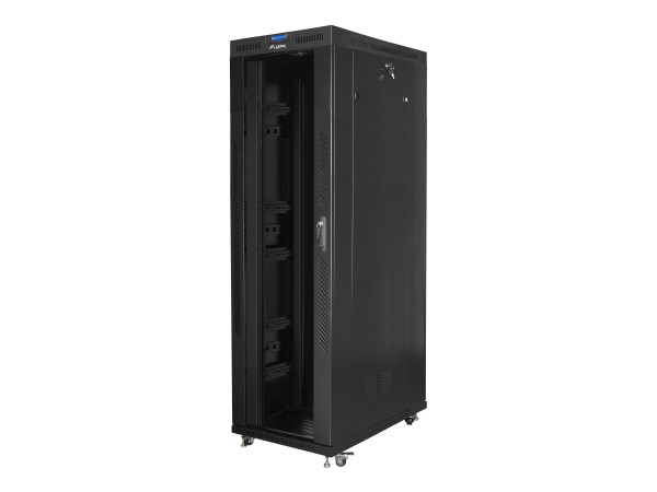 LANBERG LANBERG 19" 42U 800X1200 SCHWARZ GLAS TÜR LCD EINBAUSCHRANK