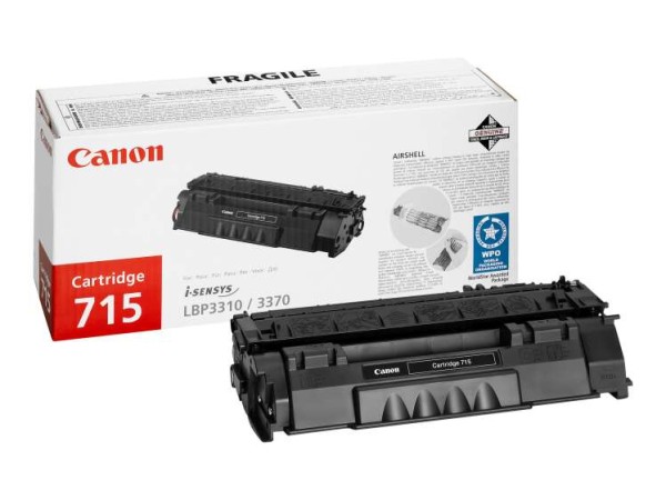 CANON 715 Schwarz Tonerpatrone 1975B002
