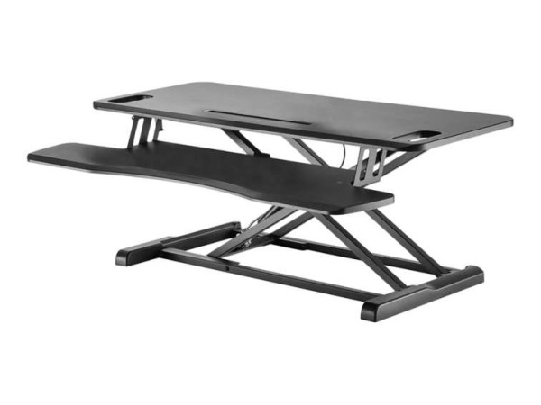 NEOMOUNTS verwandelt eine Tischplatte in einen gesunden Sitz-Steh-Arbeitspl NS-WS300BLACK