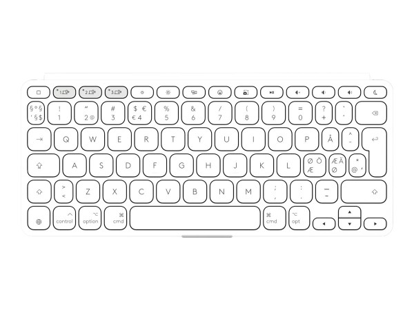 LOGITECH KEYS-TO-GO 2 PALE GREY - PAN - NORDICS-517 920-013015