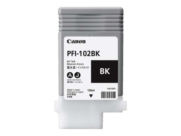 CANON LUCIA PFI 102 BK Schwarz Tintenbehälter 0895B001