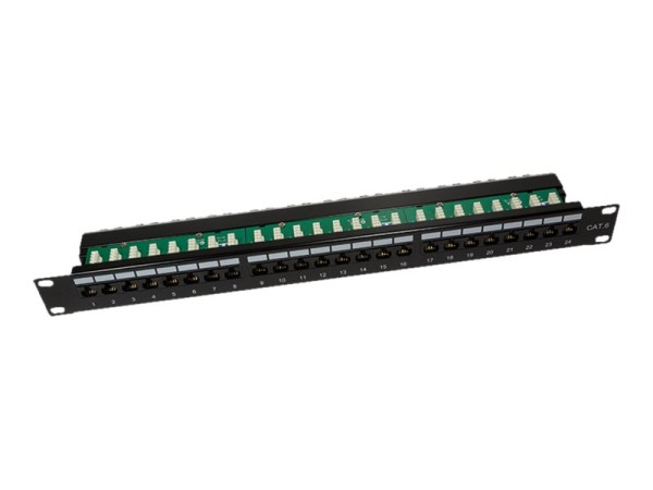 LOGILINK LOGILINK CAT 6 Patch Panel 24-Port 19, UTP, black