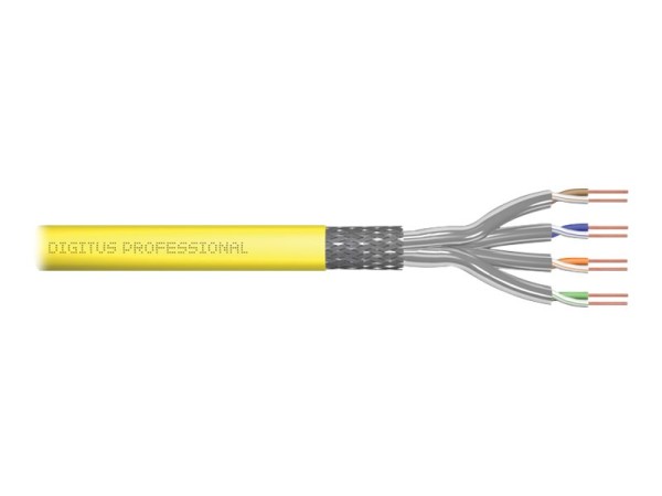 DIGITUS DIGITUS Installationskabel S-FTP Cat7A 500m gelb