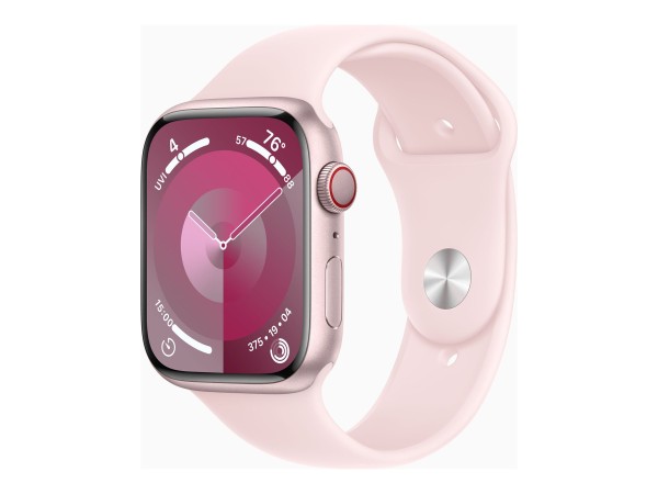 APPLE Watch Series 9 GPS + Cellular 45mm Pink Aluminium Case with Light Pin MRMK3QF/A
