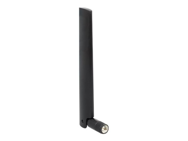 DELOCK DELOCK LTE Antenne (50 Stck,) SMA -0,8 - 3,0 dBi omnidirektional mit Kippgelenk schwarz bulk