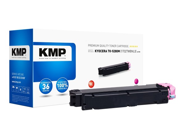 KMP KMP Tonerkartusche ersetzt Kyocera TK5280M (1T02TWBNL0)