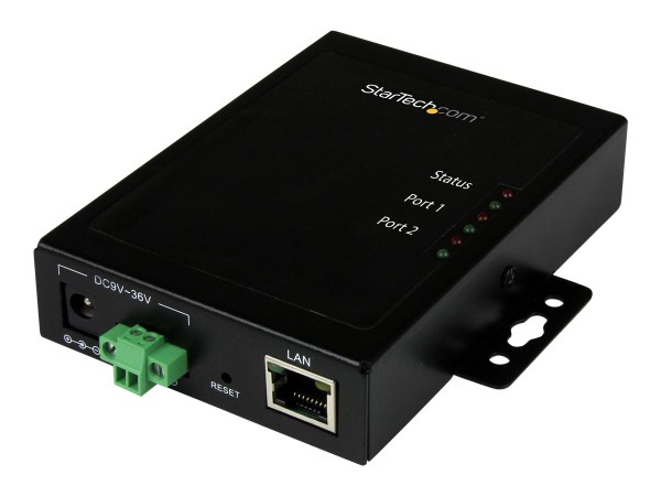 STARTECH.COM 2 Port Seriell auf IP Geräte Server - RS232 - Metall und Monti NETRS2322P