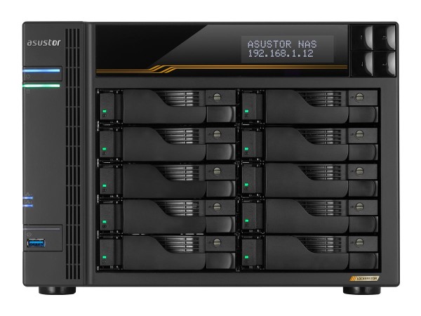 ASUSTOR ASUSTOR AS6810T Gen3 Lockerstor 10 NAS System 10-bay