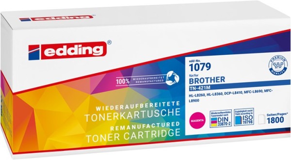EDDING EDDING EDD-1079 magenta Toner ersetzt brother TN-421M (18-1079)