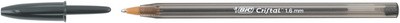 BIC Kugelschreiber Cristal Large, Strichfarbe: schwarz