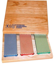 DMT Diamantschleifstein-Set in Holzbox, 3-teilig