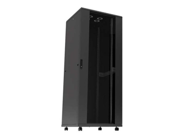 16U 600x600mm 19" Netzwerk Standschrank Logilink, schwarz D16S66B