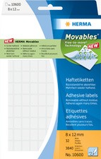 HERMA Etiketten "Movables" 25 x 40 mm, zur Handbeschriftung