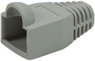 LogiLink Knickschutztülle für RJ45 Steckverbinder, grau