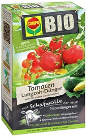 COMPO BIO Tomaten Langzeit-Dünger mit Schafwolle, 750 g