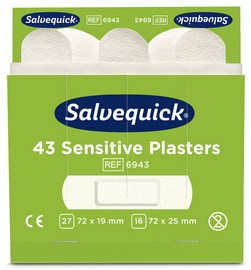 CEDERROTH Salvequick Pflaster-Nachfüllpackung, sensitiv