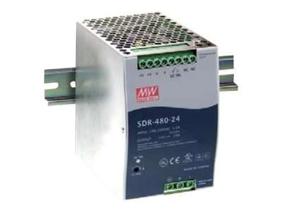 MEAN WELL 480W 24V DC DIN-Rail Netzteil SDR-480-24 (SDR-480-24) SDR-480-24