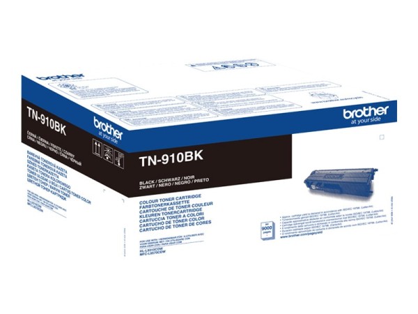 BROTHER TN-910BK - Toner schwarz - für HL-L9310CDW, HL-L9310CDWMT, HL-L9310 TN910BKP