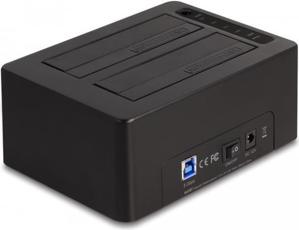 DELOCK DELOCK USB Dual Dockingstation für 2 x SATA HDD / SSD