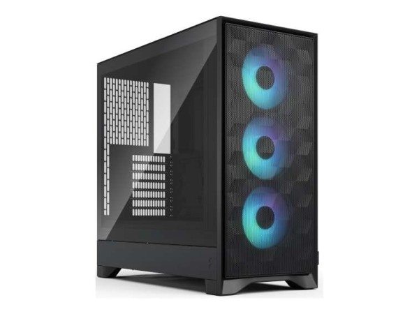 FRACTAL DESIGN Pop 2 Air Black TG RGB ATX Gaming Gehäuse Schwarz FD-C-POA2A-03