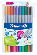 Pelikan Fasermaler colorella twin, 10er Etui