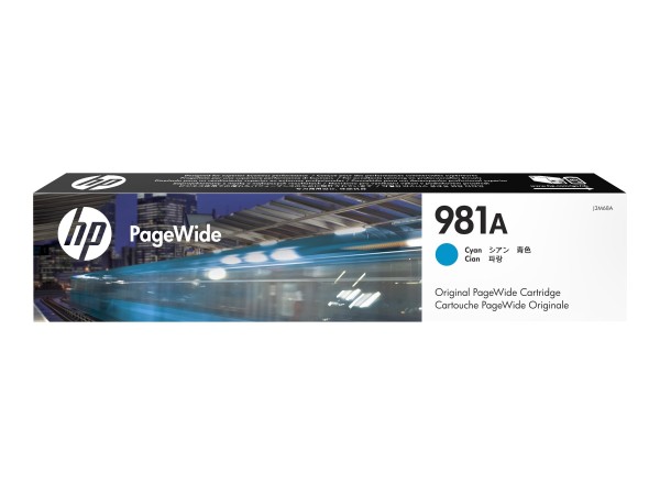 HP HP 981A Cyan PageWide Tintenpatrone