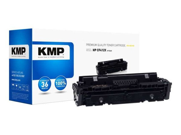 KMP Tonerkartusche ersetzt HP 410X (CF412X) 2538,3009