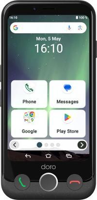 DORO DORO Aurora A10 Smartphone 4GB/64GB Dual-SIM Doro Easy Interface Graphitgrau