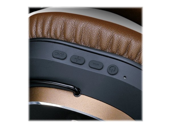 LENCO HPB-730BN Bluetooth® HiFi Over Ear Stereo-Headset Over Ear Noise Canc A003245