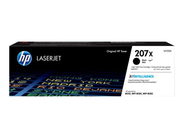 HP 207X Black LaserJet Toner Cartridge W2210X