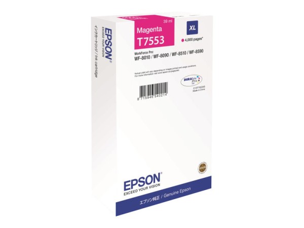 EPSON T7553 Größe XL Magenta Tintenpatrone C13T755340