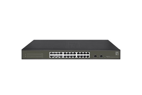 LEVELONE LEVELONE Switch 24x GE GES-2126      2xGSFP 19"