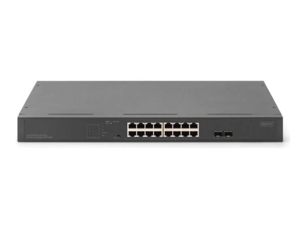 DIGITUS 19" Switch 16 Port Gigabit Ethernet Unmanaged DN-95347-2