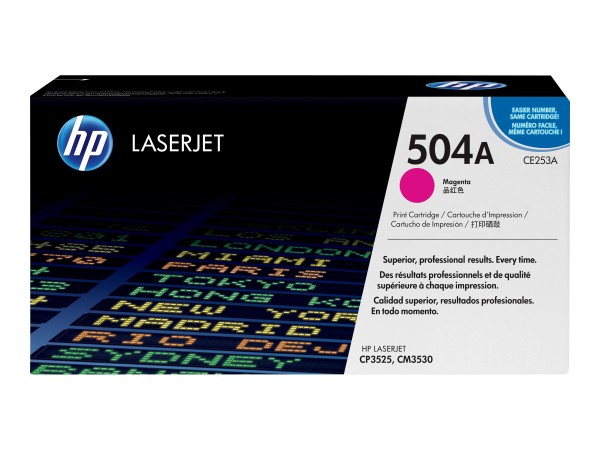 HP 504A Magenta LaserJet Tonerpatrone (CE253A) CE253A