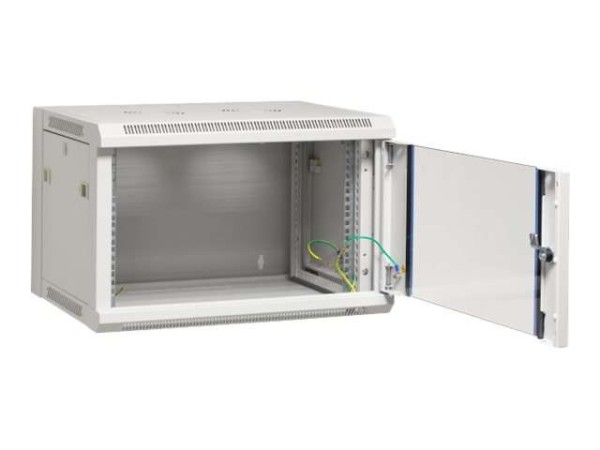 EFB ELEKTRONIK 19" Wandgehäuse Flat Pack 15HE, Tiefe 450 mm, RAL7035 691715FGR.1