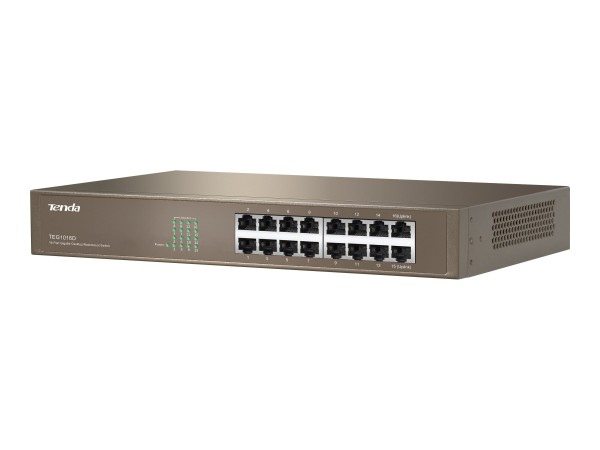 Switch TENDA 16Port TEG1016D (10/100/1000) metal case 19" retail TEG1016D