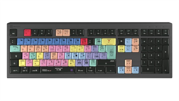 LOGIC-KEYBOARD Adobe Premiere Pro CC Astra 2 Tastatur USB QWERTZ Deutsch Gr LKB-PPROCC-A2M-DE