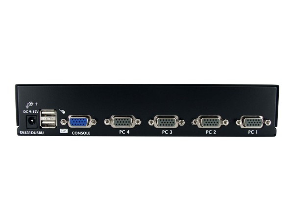 STARTECH.COM 4 Port VGA / USB KVM Switch - 4-fach VGA KVM Umschalter mit OS SV431DUSBU