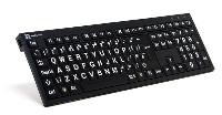 LOGIC-KEYBOARD LOGIC-KEYBOARD LogicKeyboard XL-Print Nero White on Black fr. (PC) (LKB-LPWB-BJPU-FR)