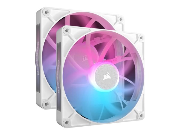 CORSAIR iCUE LINK RX140 RGB Dual (weiß, 2er Pack) CO-9051024-WW