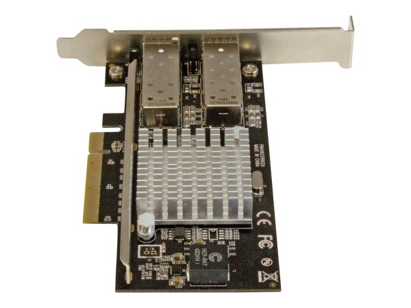 STARTECH.COM STARTECH.COM 2 Port 10G LWL Netzwerkkarte mit offenem SFP+ - PCIe, Intel Chip - 2-fach Glasfaser