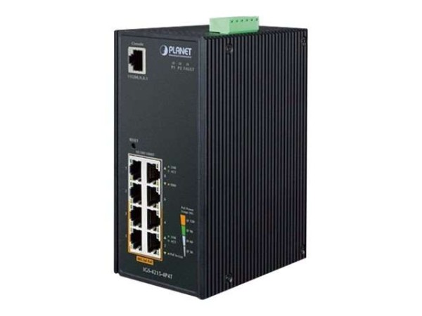 PLANET TECHNOLOGY 4-Port 10/100/1000T mgd.Switch IGS-4215-4P4T