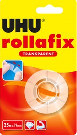 UHU Klebefilm rollafix transparent, 19 mm x 25 m