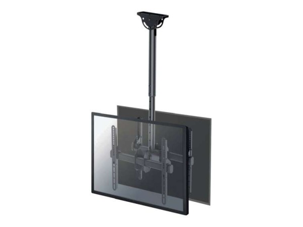 NEOMOUNTS Deckenhalterung für 2 Flachbildschirme/Fernseher bis 60" (152 cm) NM-C440DBLACK